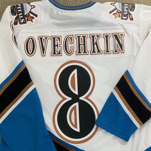Alex Ovechkin Mitchell & Ness retro hockey jersey